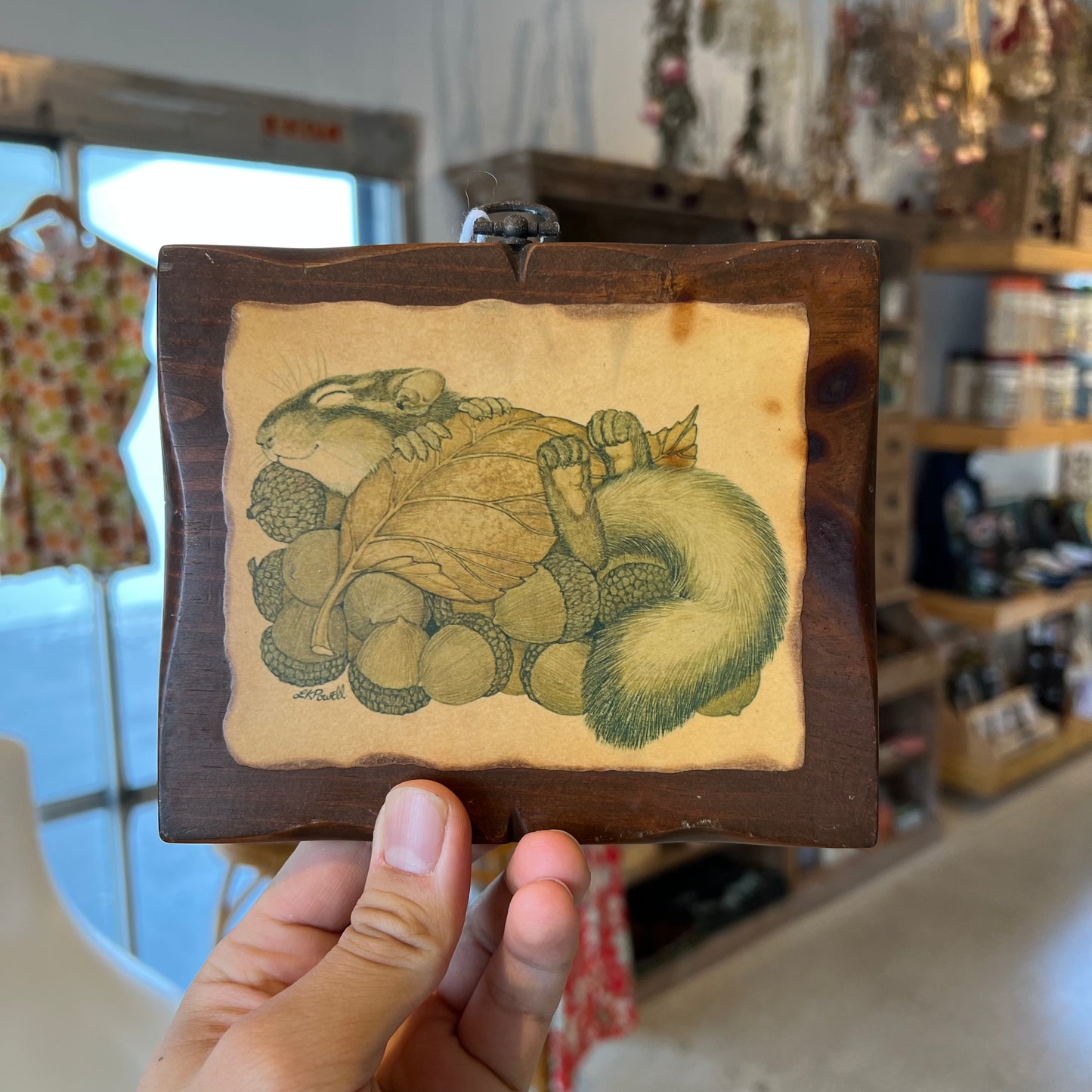 LK Powell Wood Chipmunk Art
