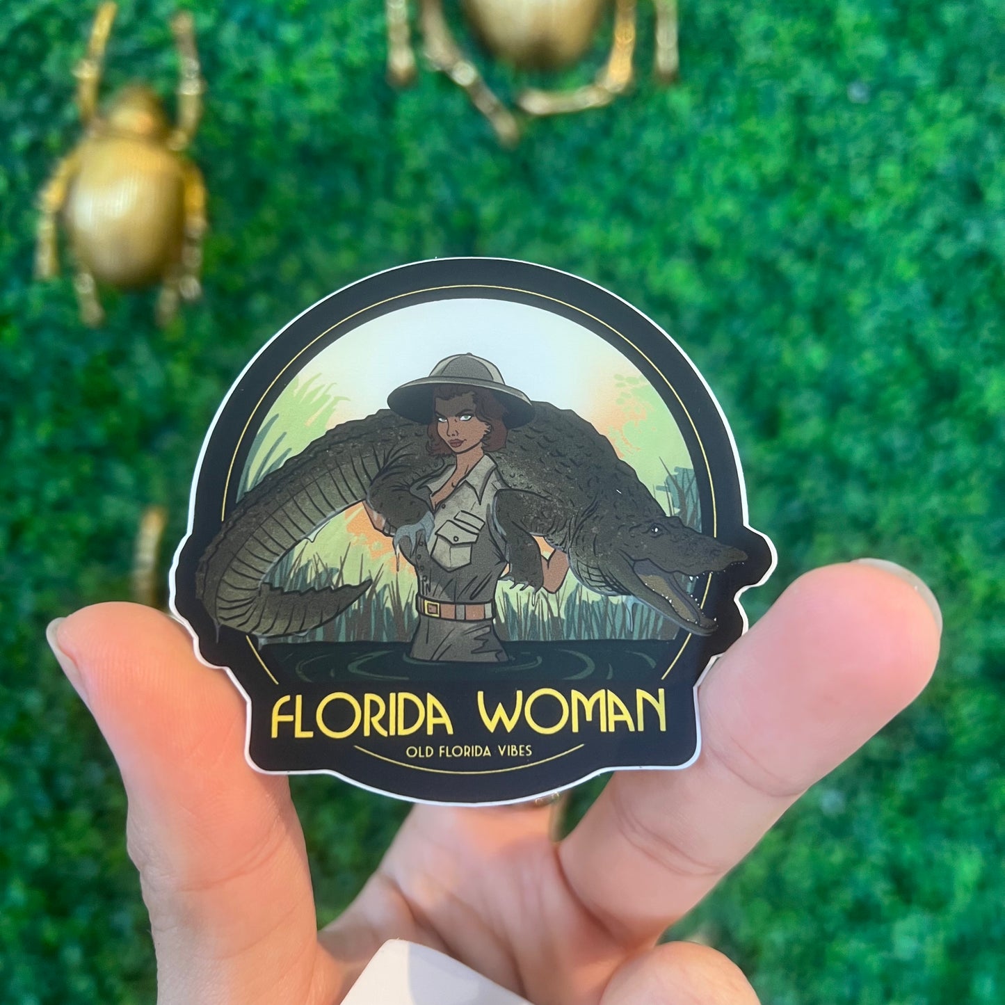 Old Florida Vibes Sticker