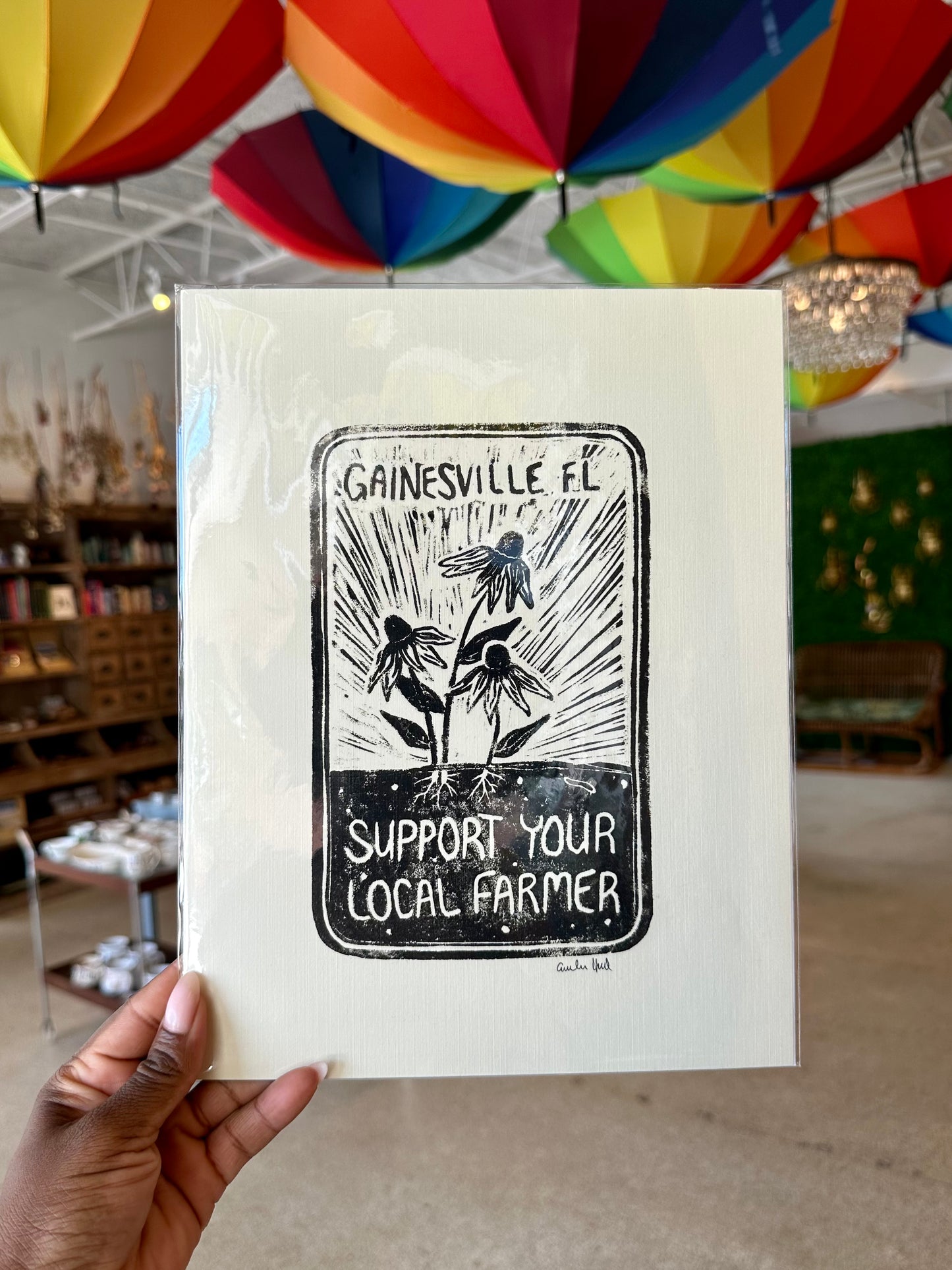 Support Your Local Farmer Print