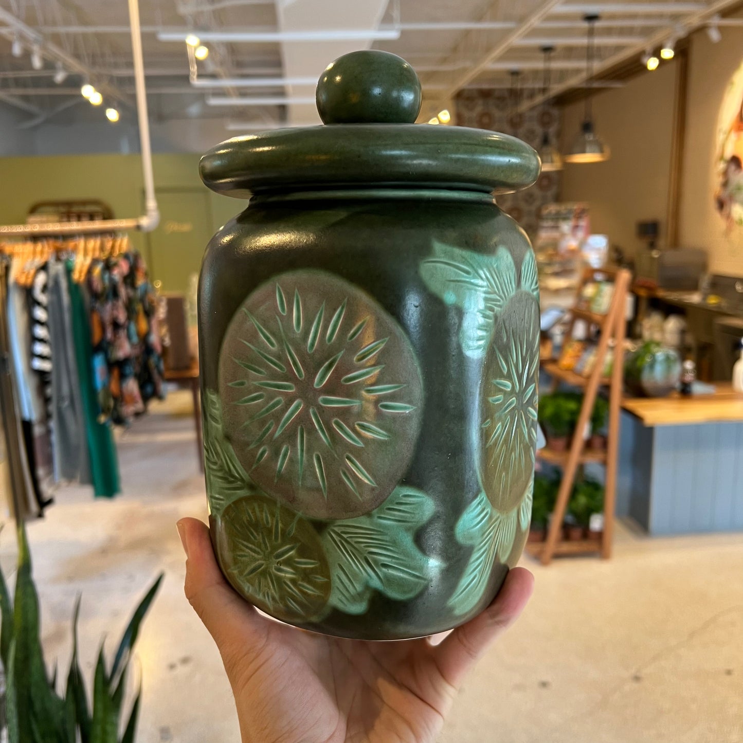 Nasco Japan Lily Pad Cookie Jar