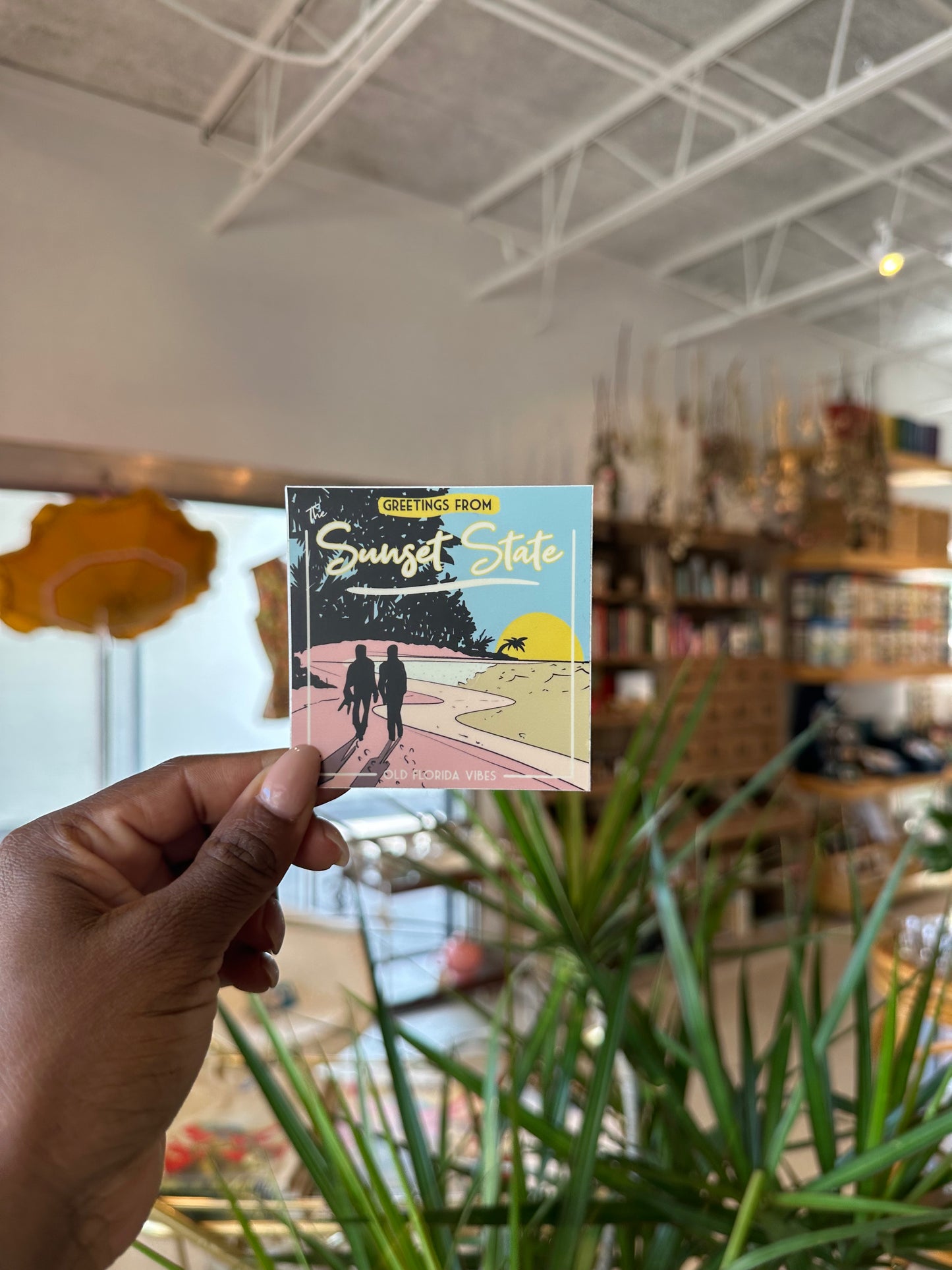 Old Florida Vibes Sticker