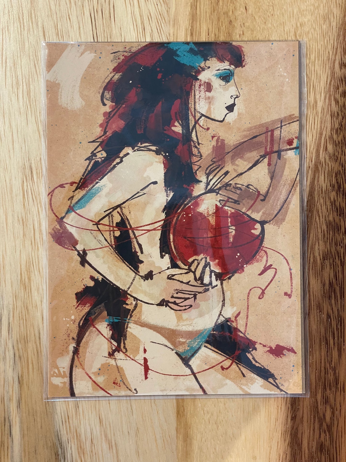 Cristi Lopez ‘Seamstress’ Postcard