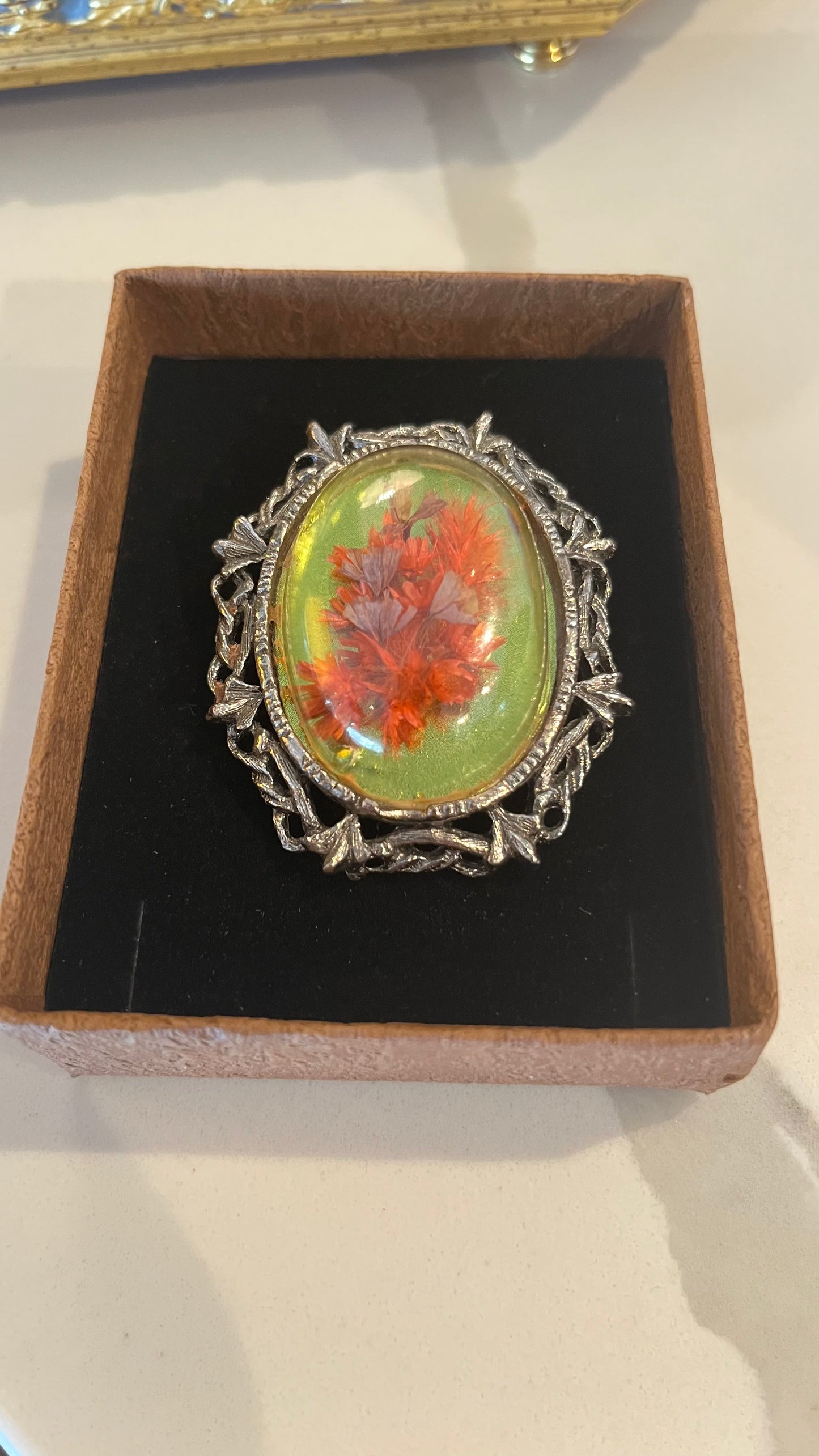 Dried Floral Brooch