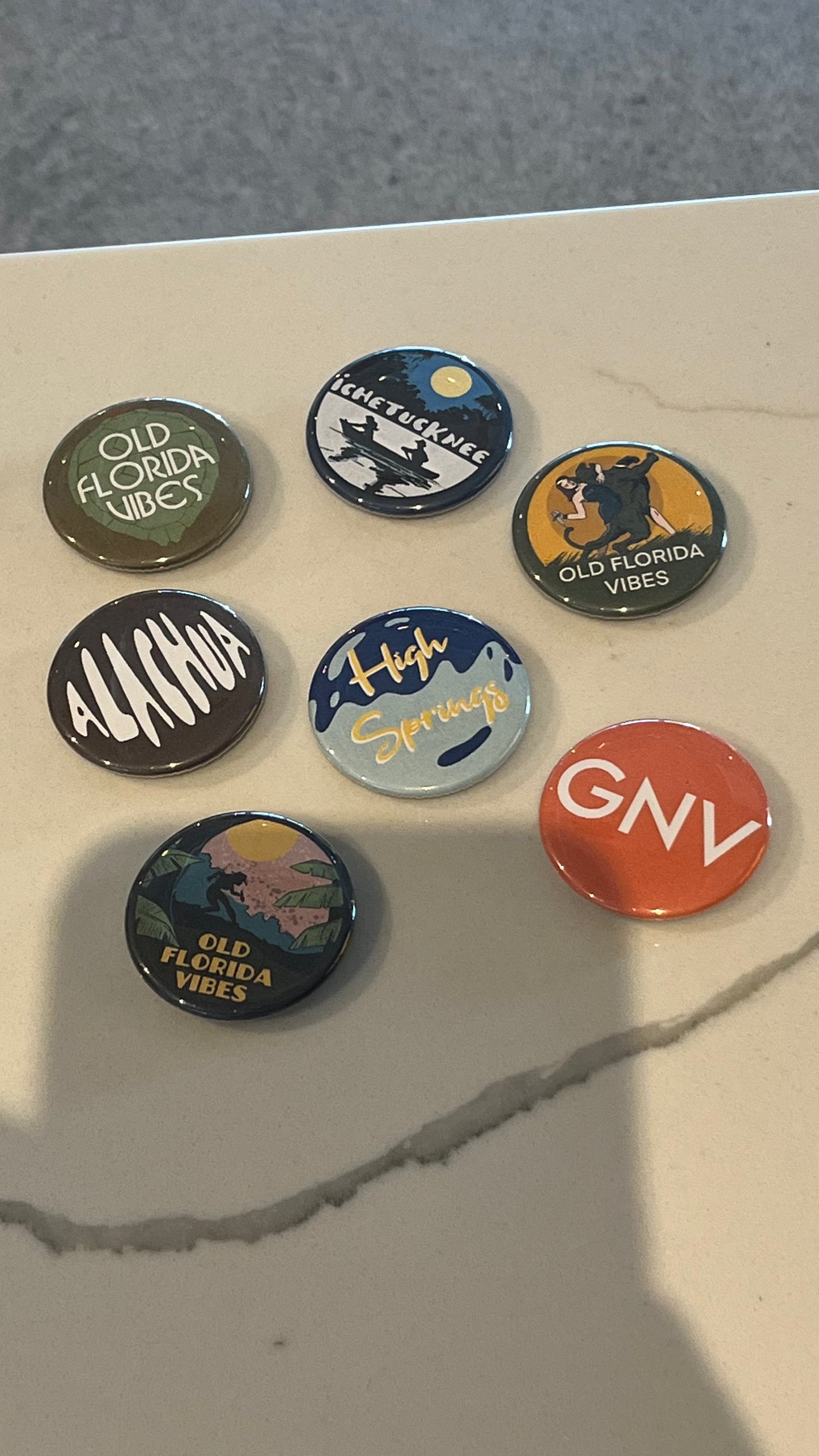 Old Florida Vibes magnets
