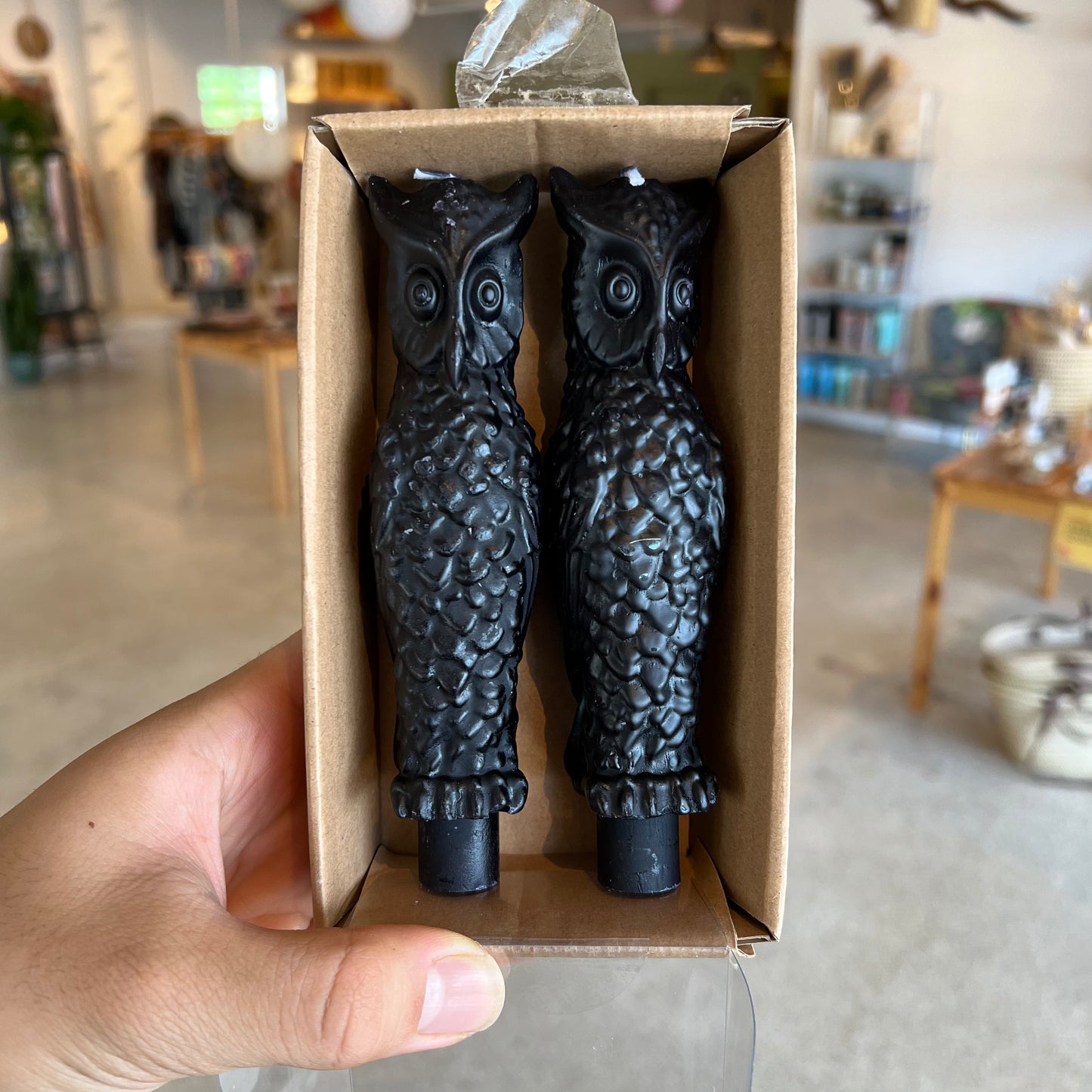 Owl Taper Candle