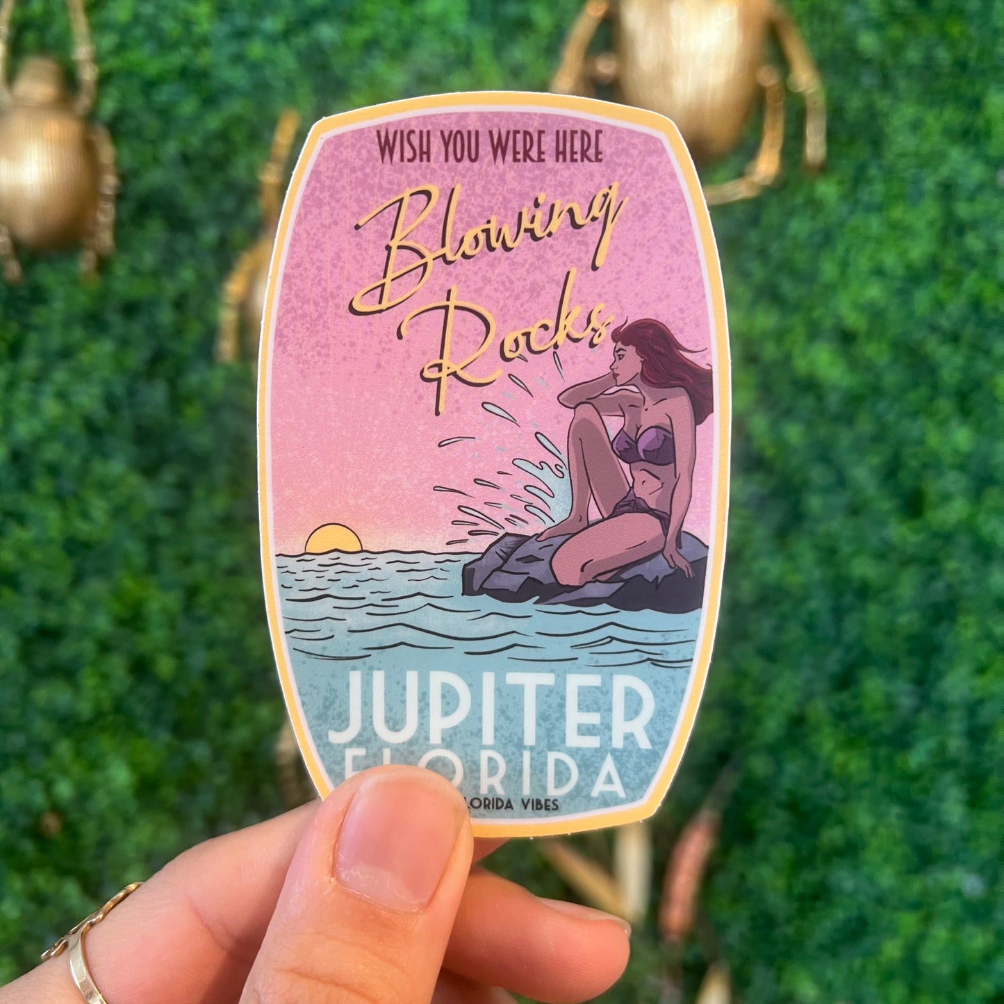 Old Florida Vibes Sticker