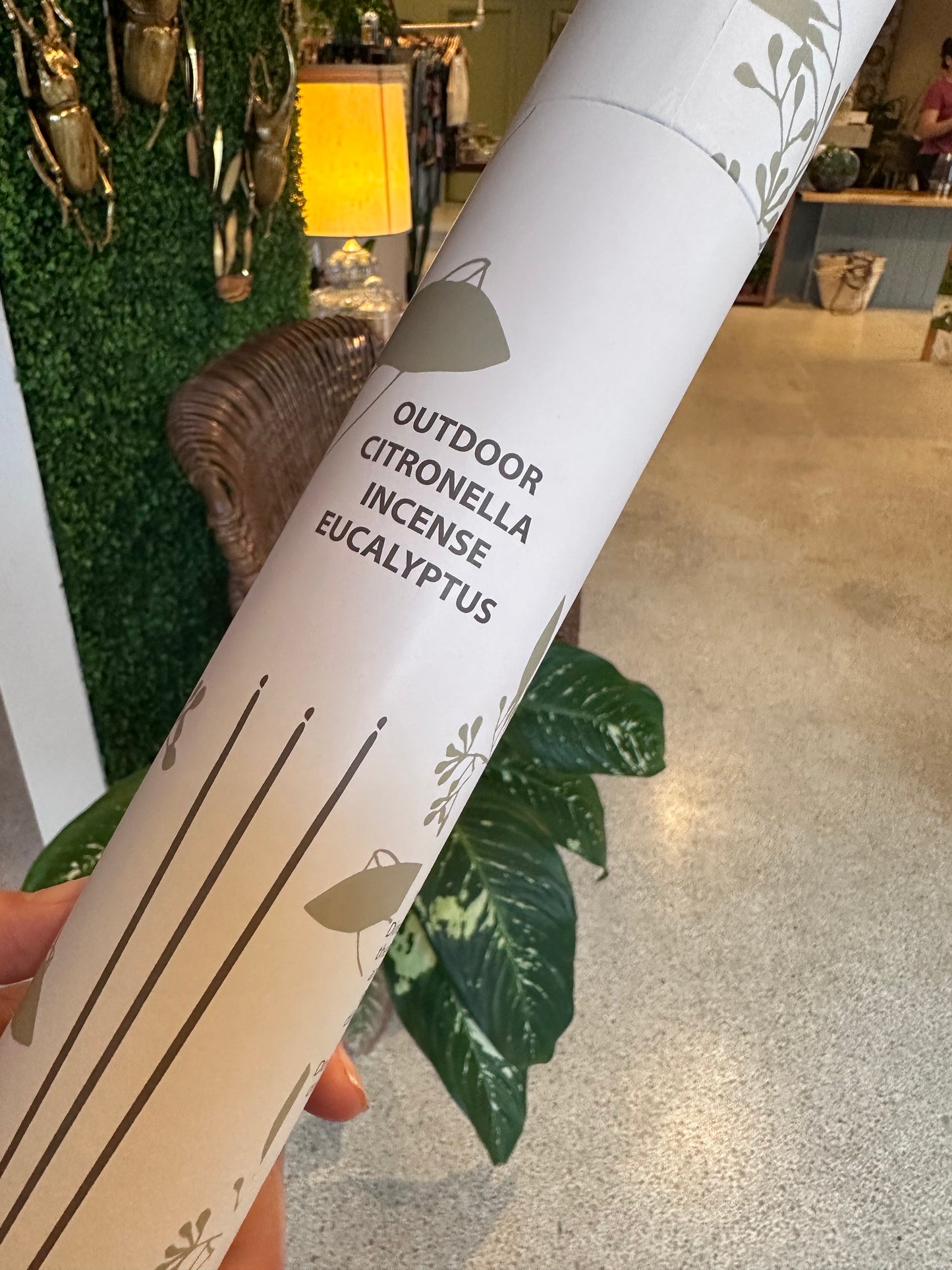 XL Outdoor Citronella Incense Eucalyptus