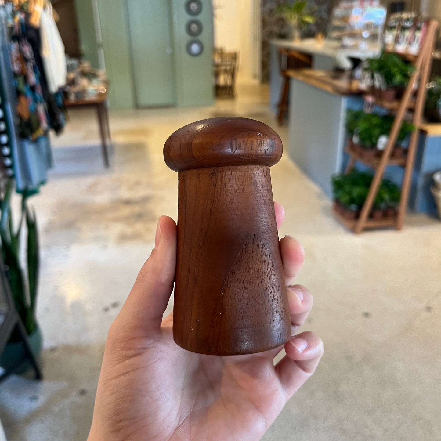 Goodwood Teak Mushroom S&P Shakers