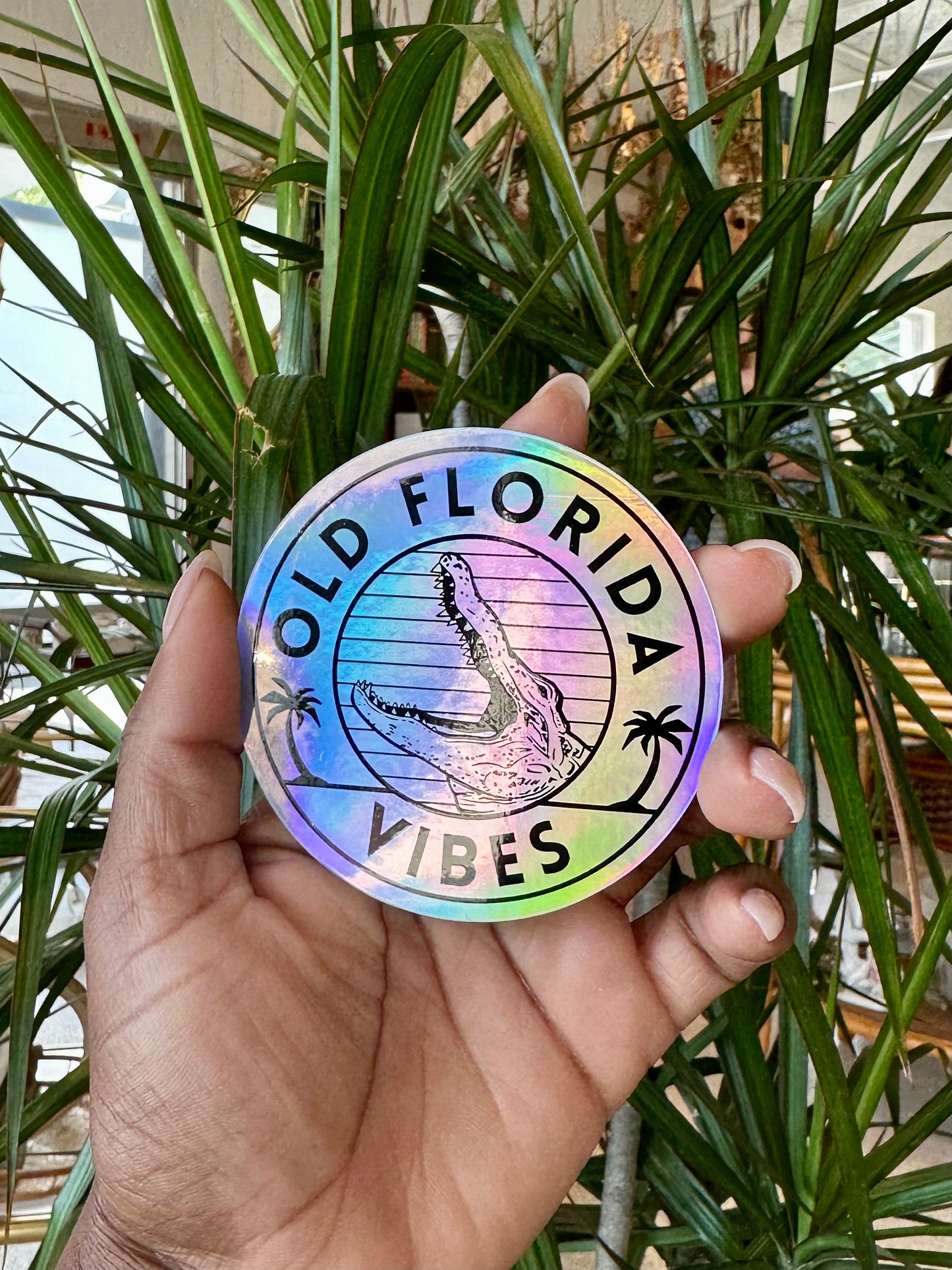 Old Florida Vibes Sticker