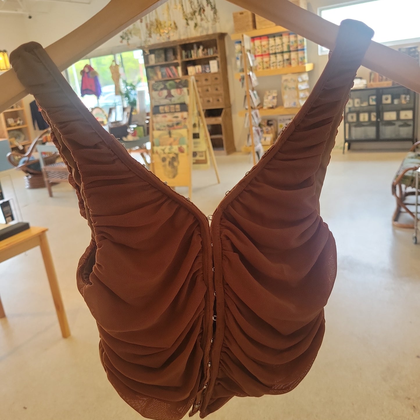 Autumn Glow Mesh Top