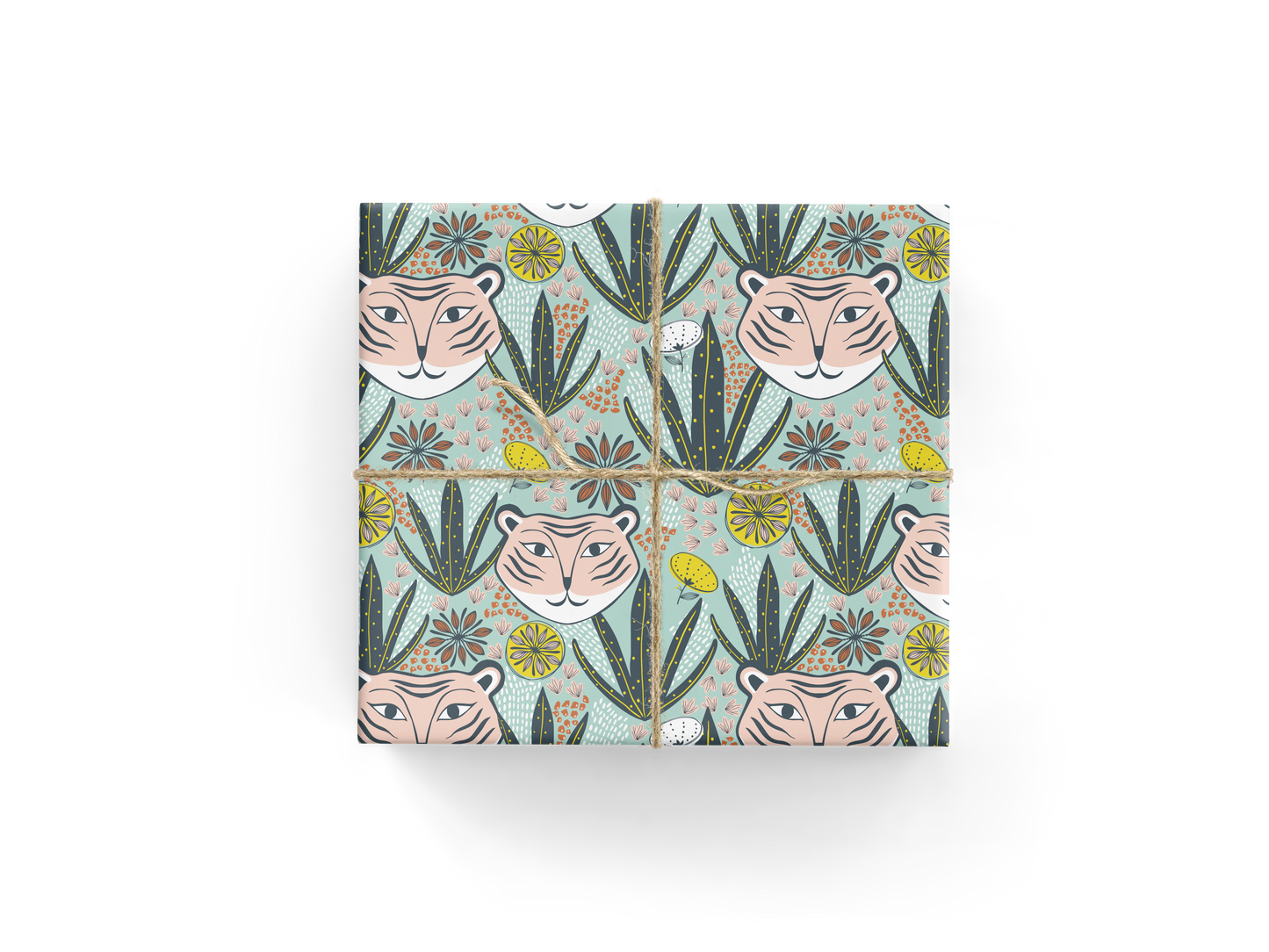 Mod Tiger Wrapping Paper