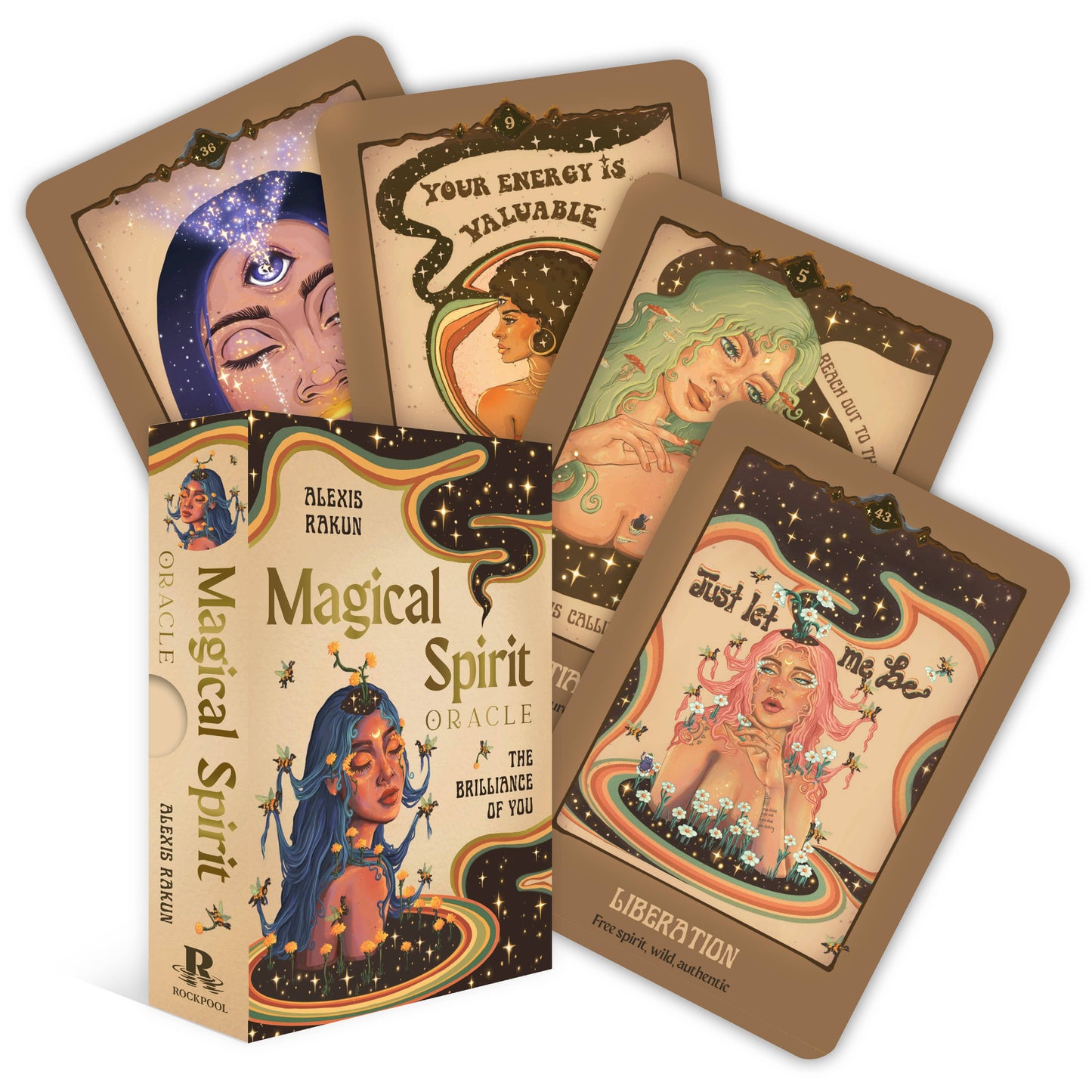 Magical Spirit Oracle: 44 Gilded Cards and 112 Pg Guidebook