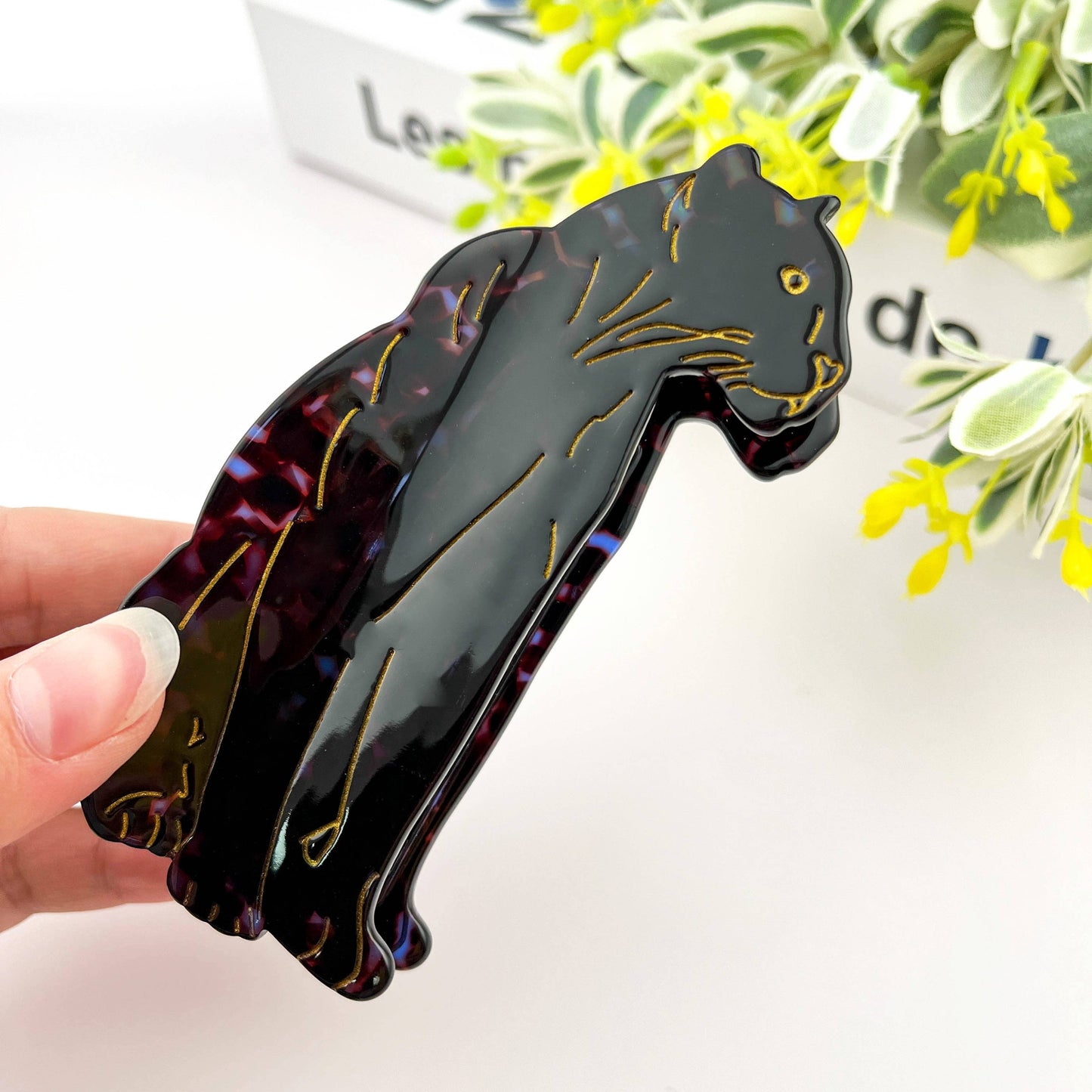 Jaguar Hair Claw Clip