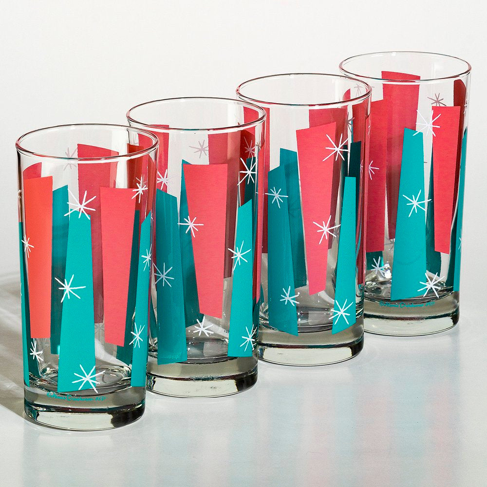 Atomic Drinkware Cups - Set of 4