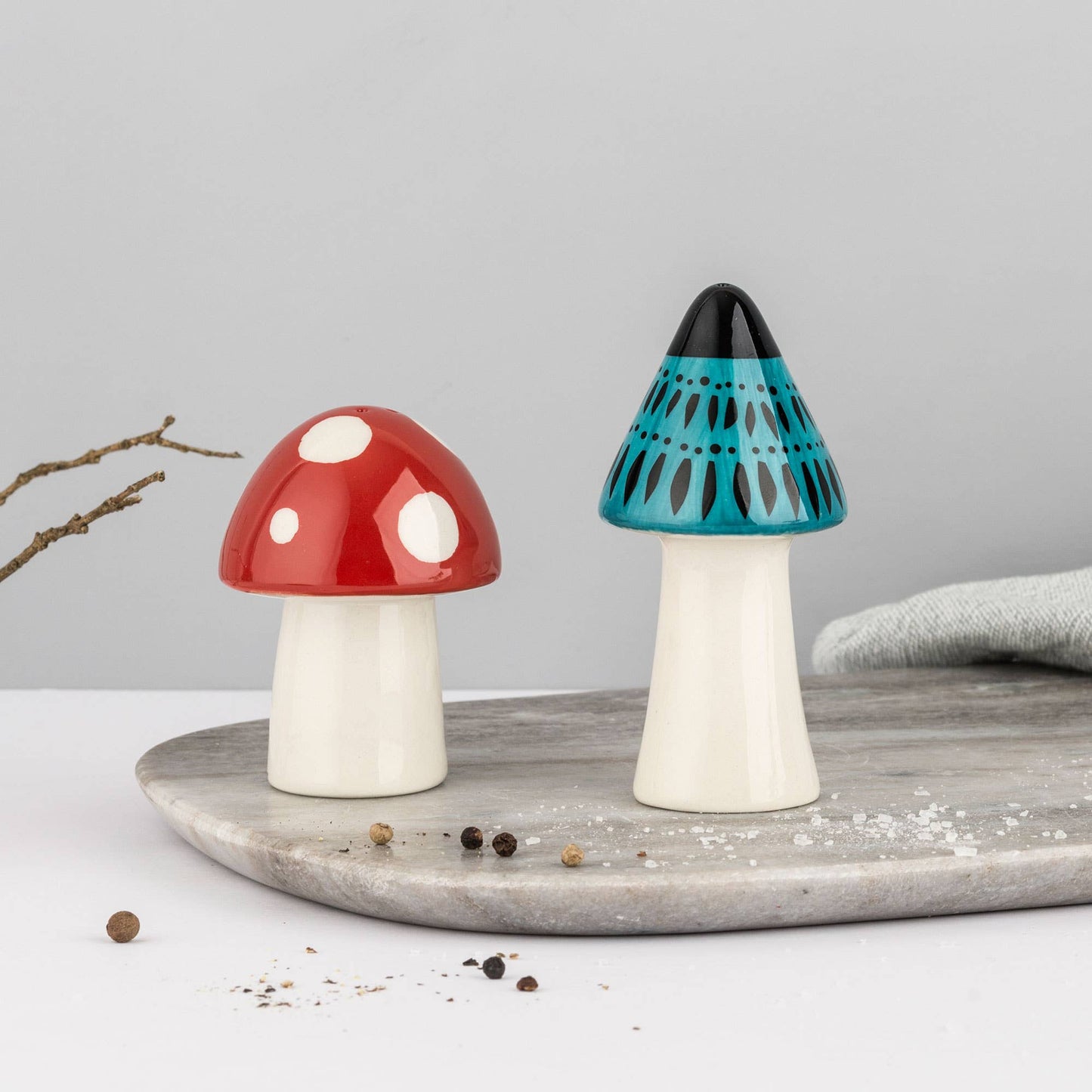 Toadstool Salt and Pepper Shakers