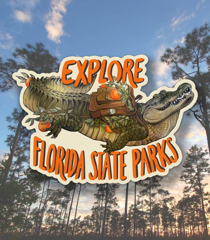 Explore Florida State Parks Sticker