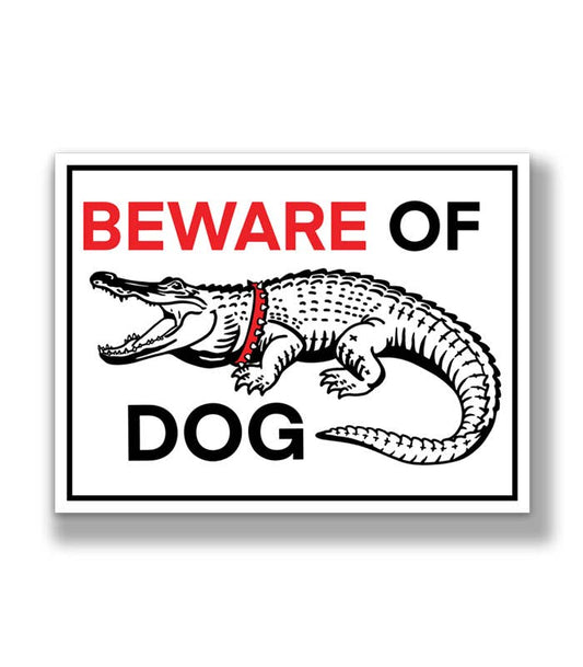 Beware of Dog Sticker