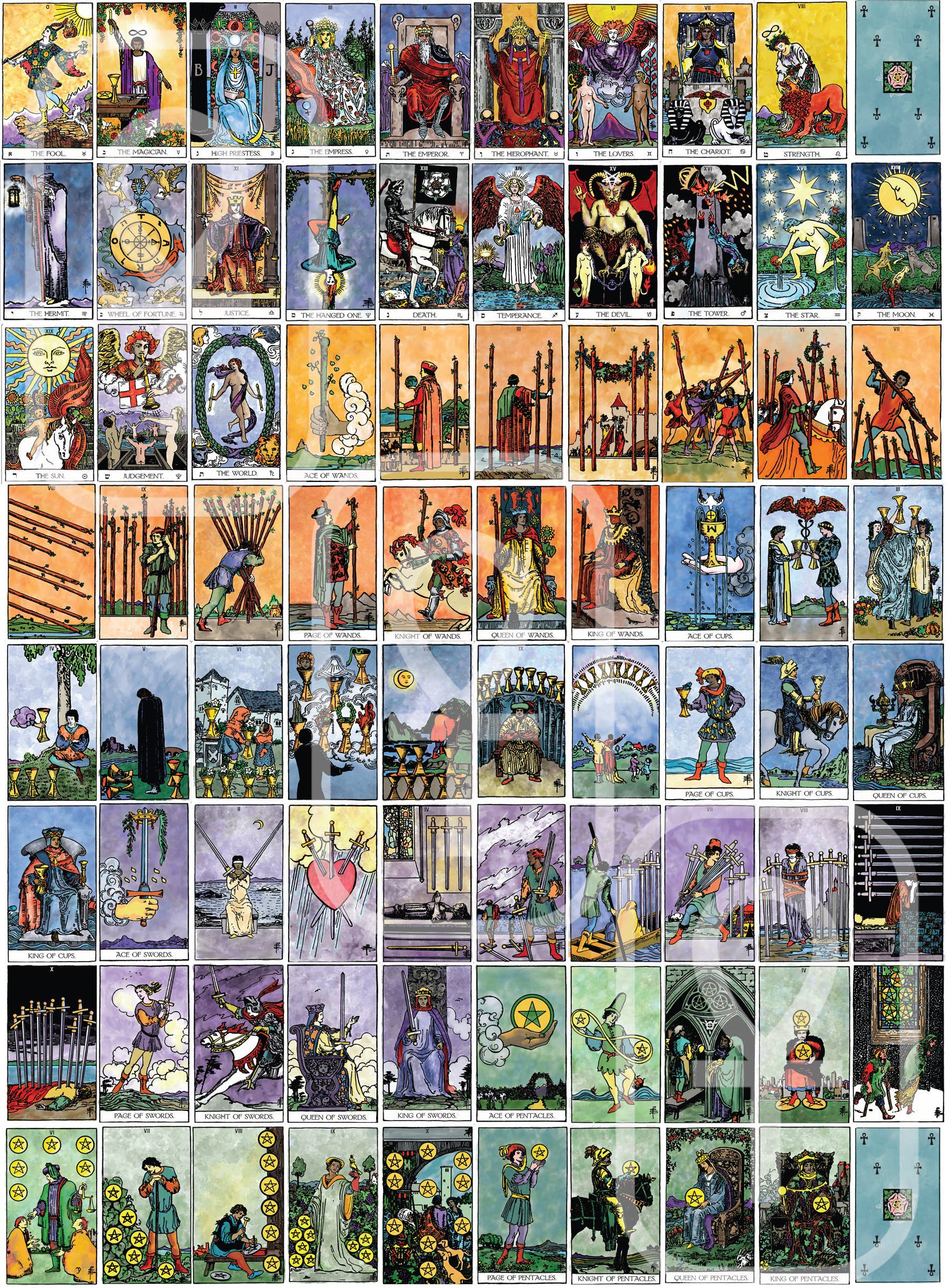 The Weiser Tarot Card Sticker Book: Includes Over 2,500 Stickers
