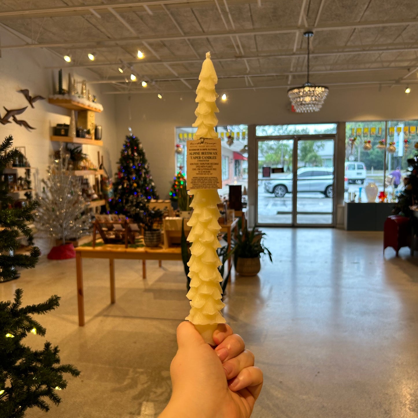 Alpine Beeswax Taper Candles - Unscented