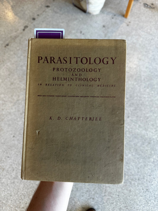 ‘60 “Parasitology, Protozoology, And Helminthology” Book
