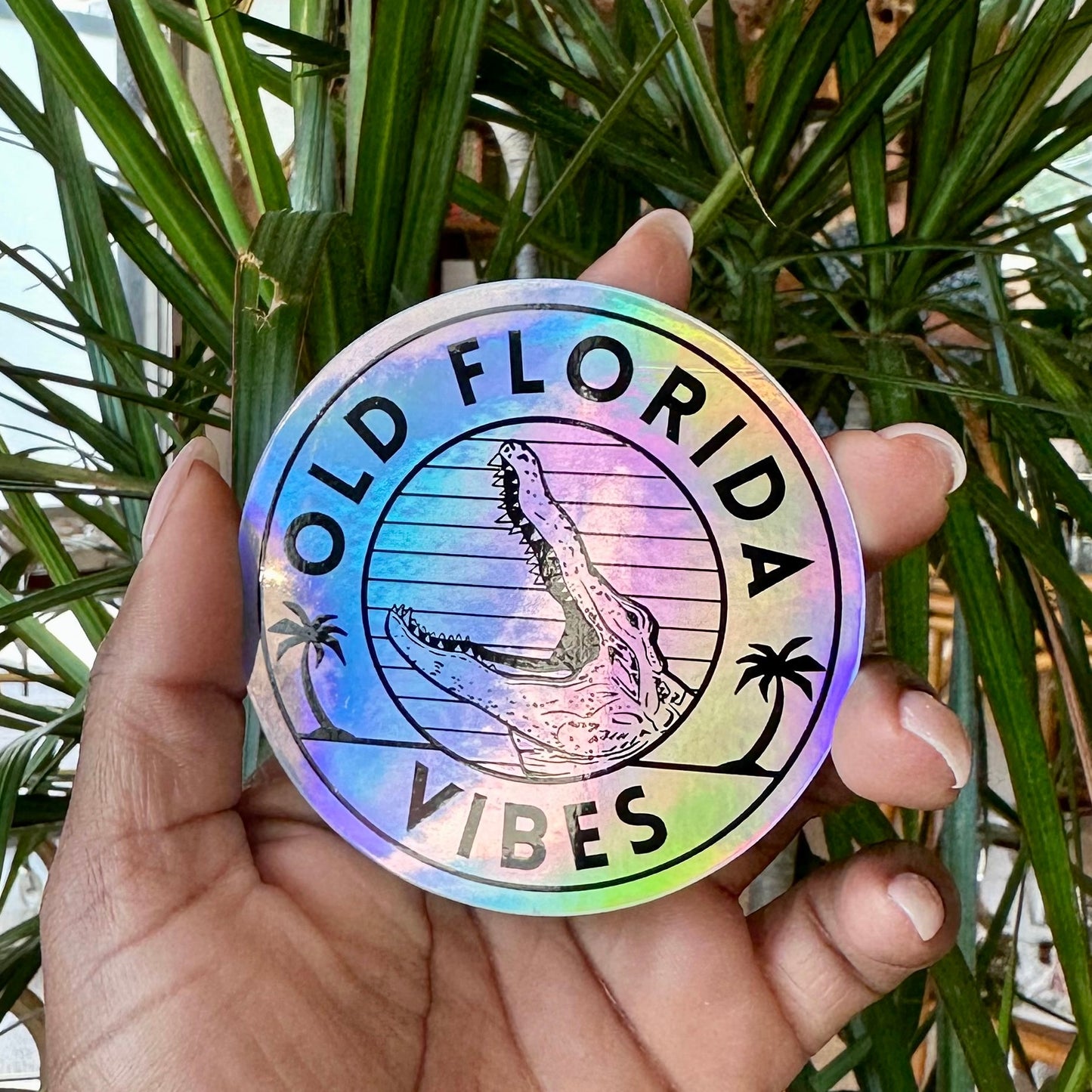 Old Florida Vibes Sticker