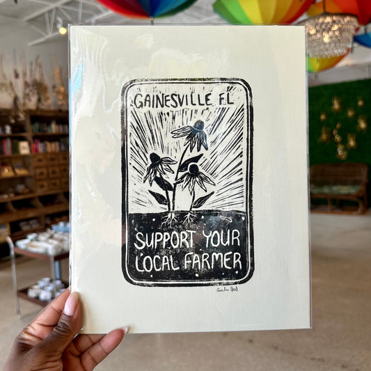 Support Your Local Farmer Print