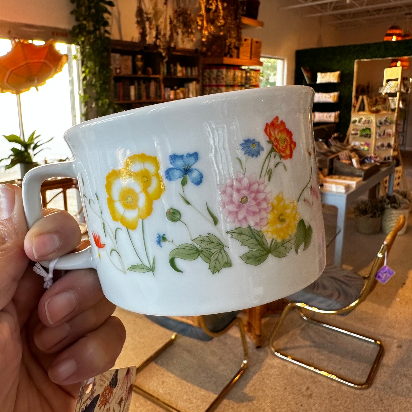 Vintage “Price Imports” Spring Floral Japan Mug