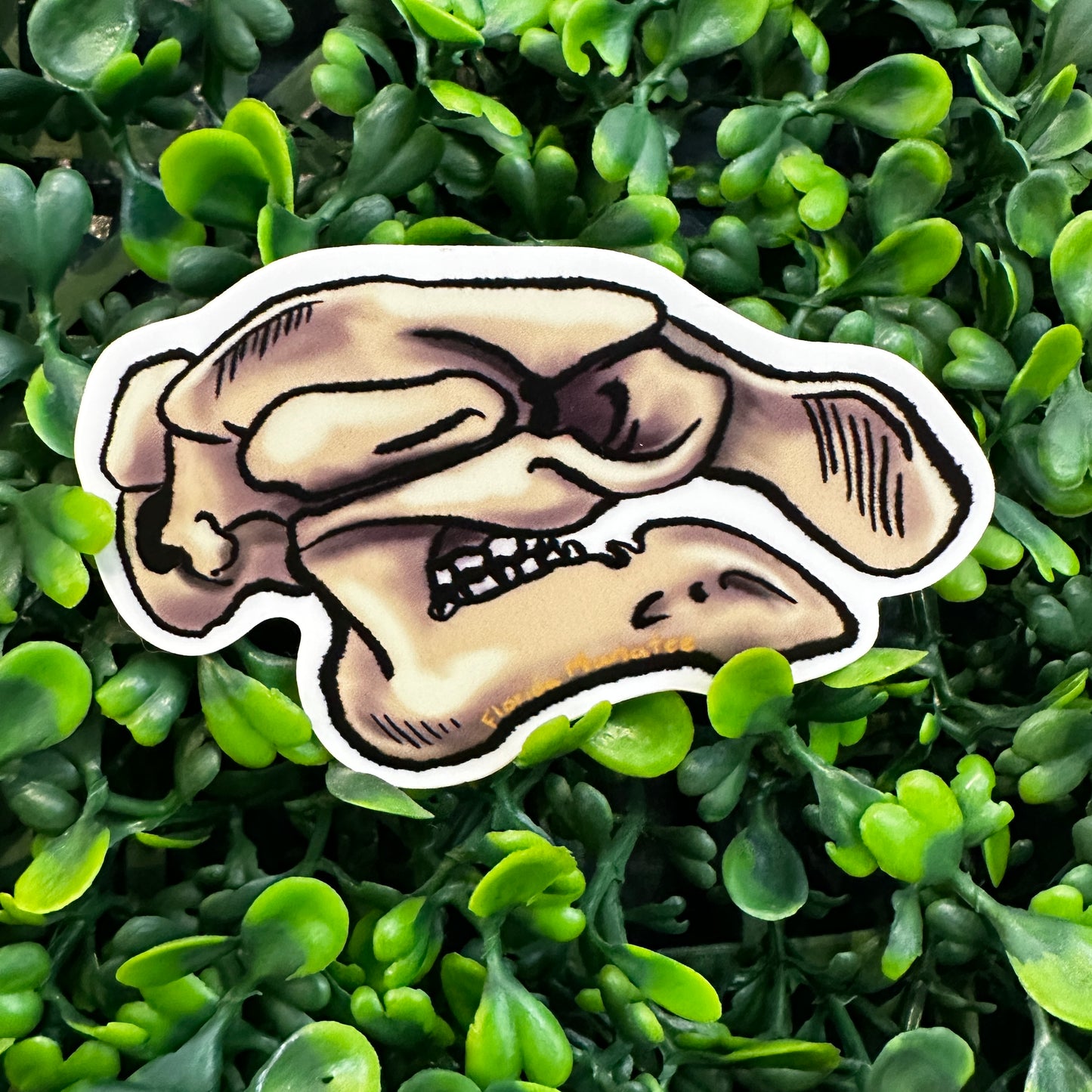 J Clum Skull Stickers