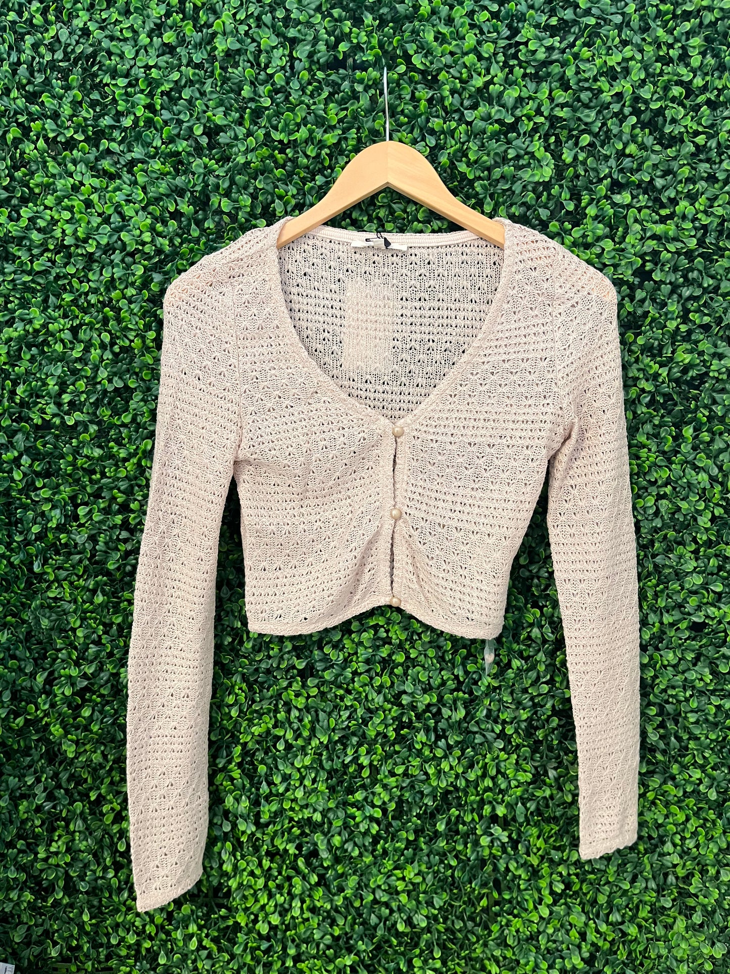 Chloe Crochet Knit Sweater Top