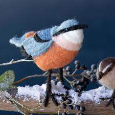 Handmade Wool Felt Bird Ornaments