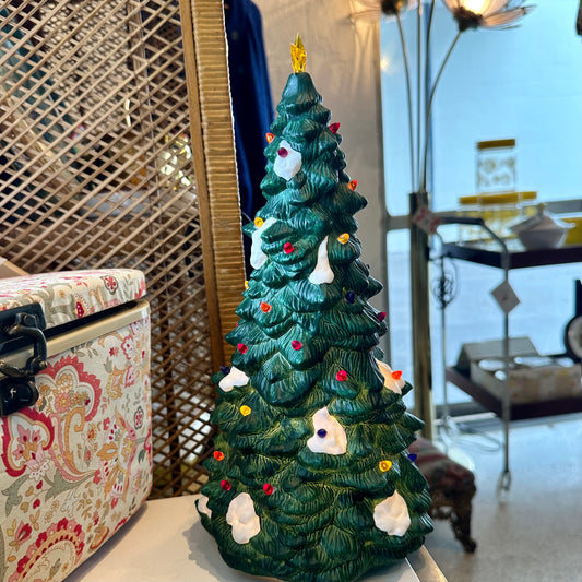 Ceramic Light-Up Christmas Tree