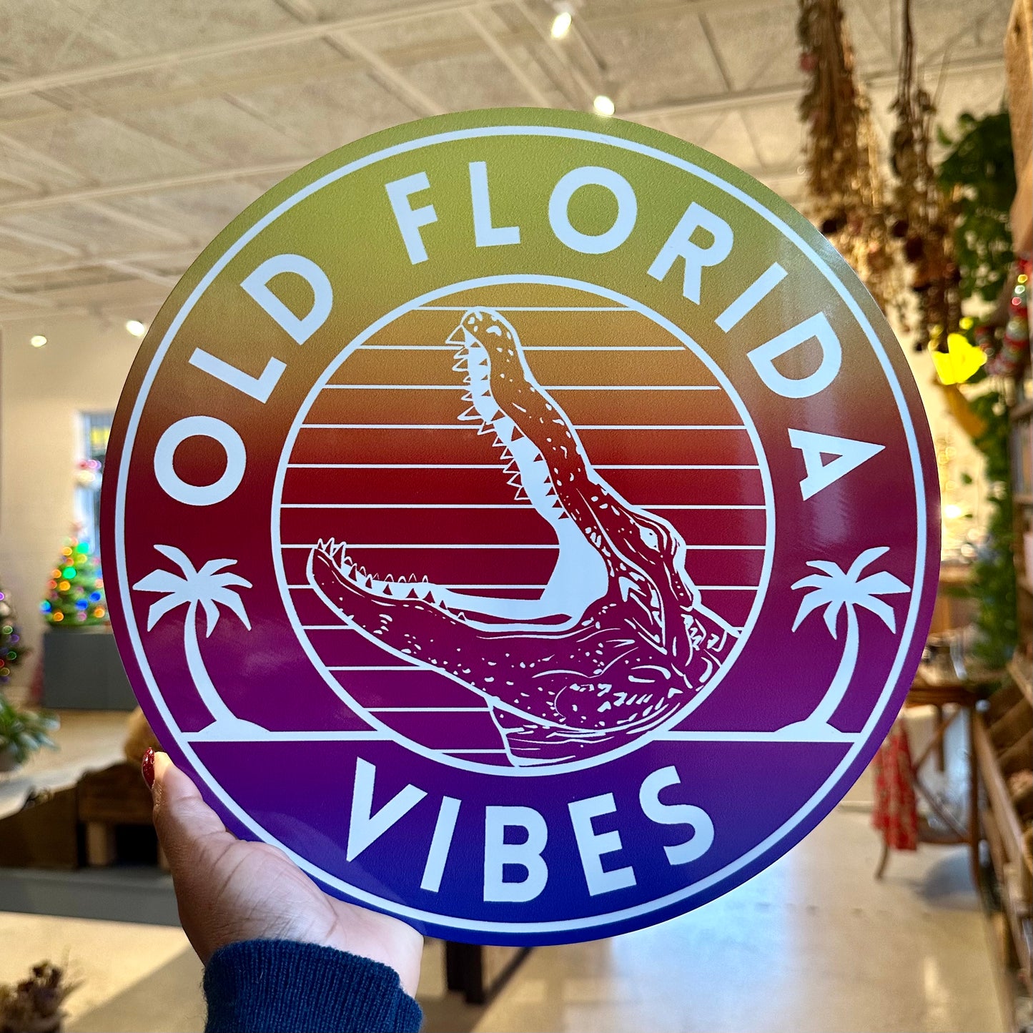 Old Florida Vibes Metal Signs