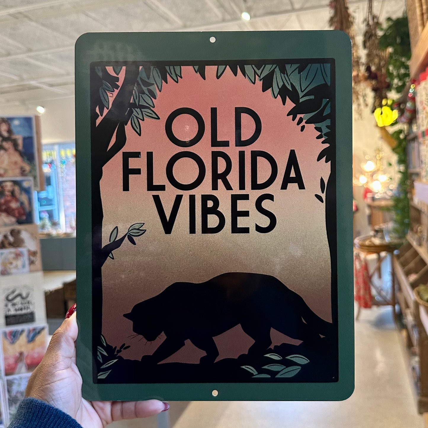 Old Florida Vibes Metal Signs