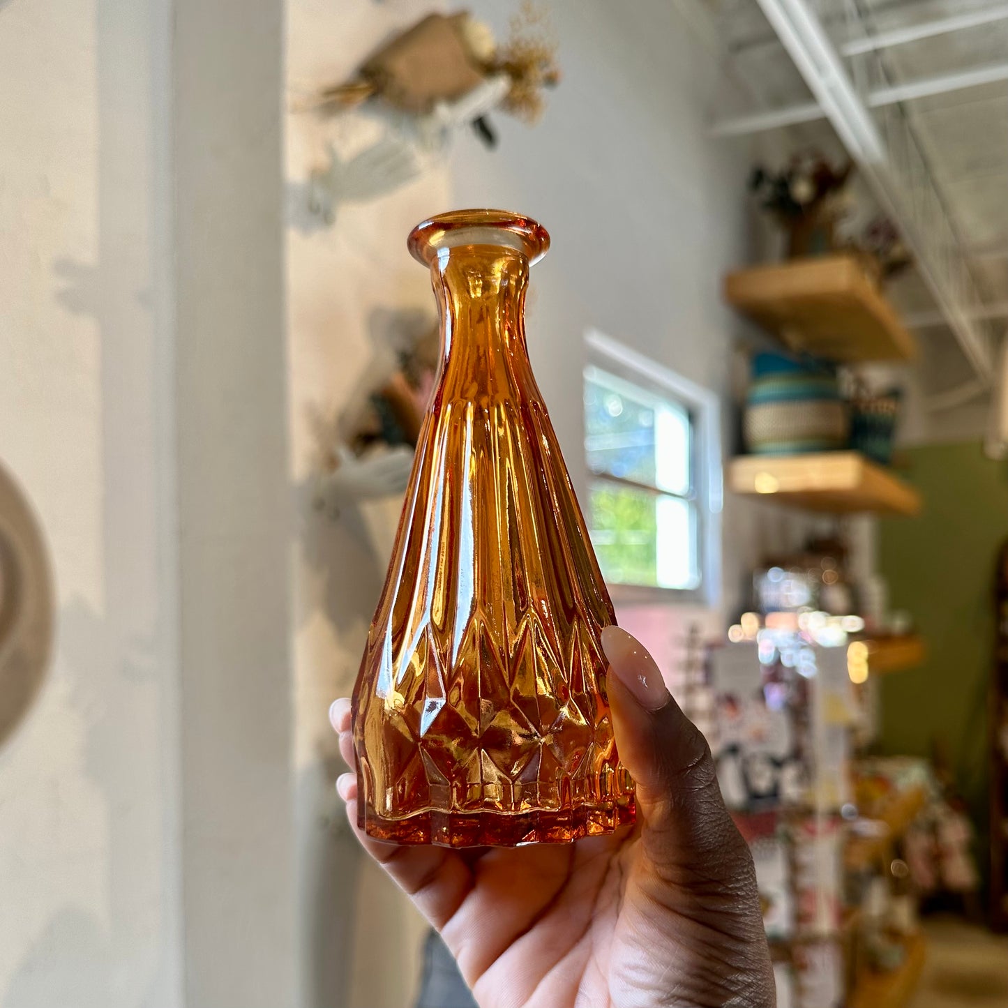 Orange Varied Glass Jars