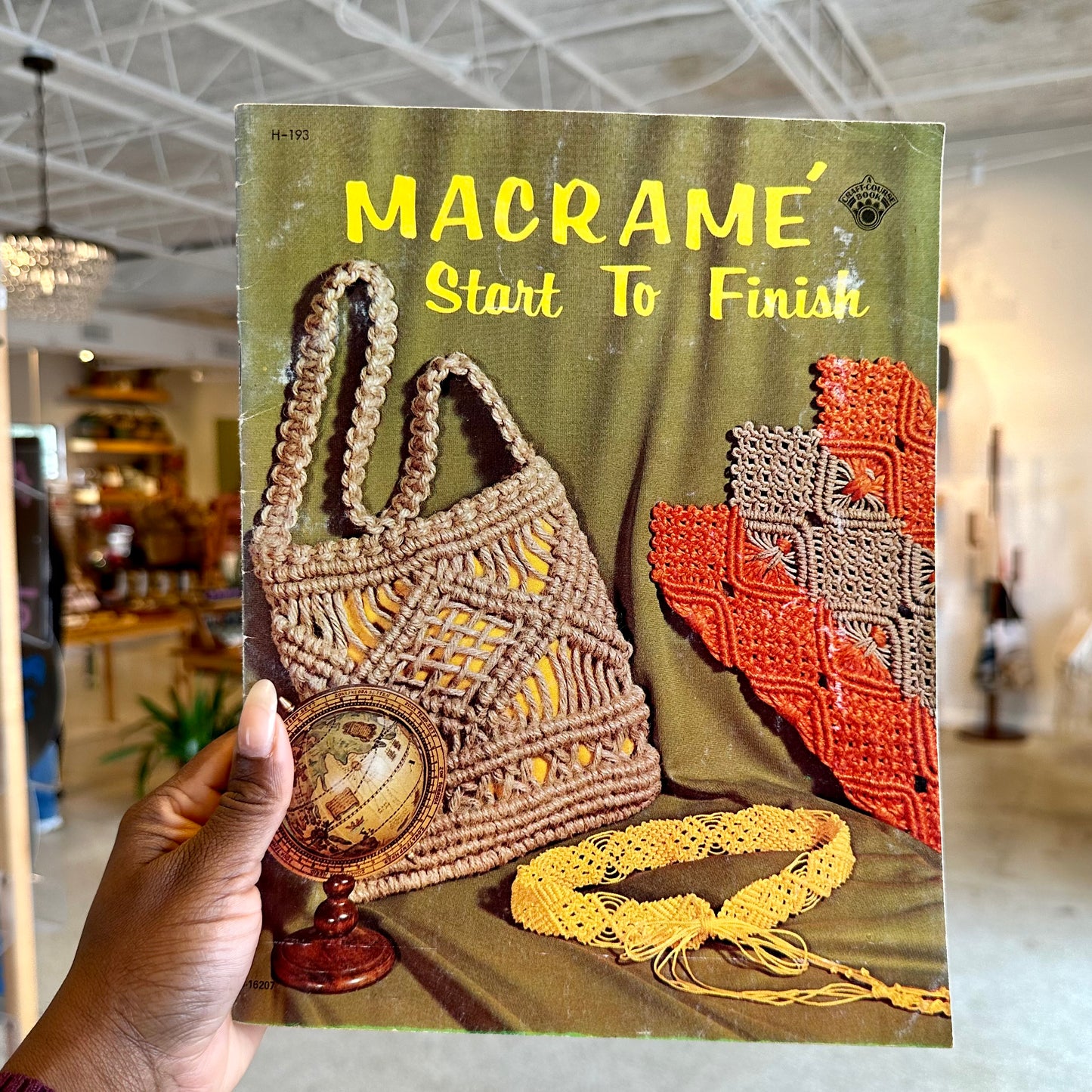 70’s Macrame Start To Finish Craft Book