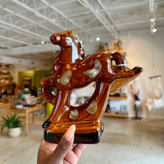 Ceramic Brown Horse Figure