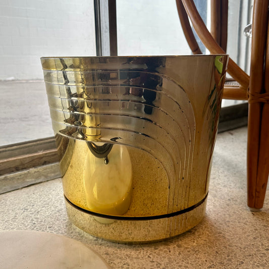 1989 “Duraco” Gold Art Deco Style Planter