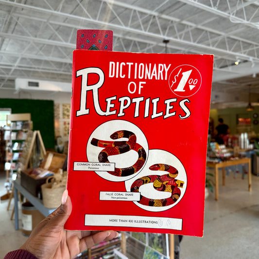 Dictionary Of Reptiles Book