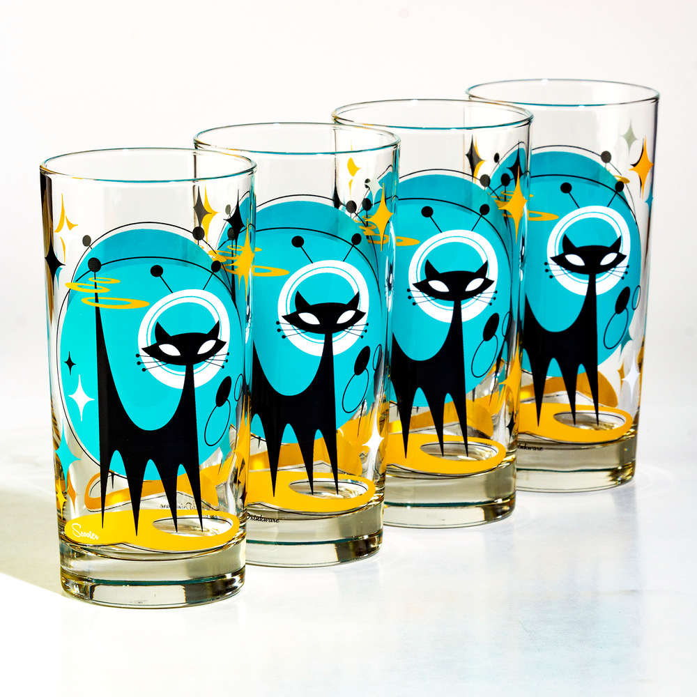 Atomic Drinkware Cups - Set of 4