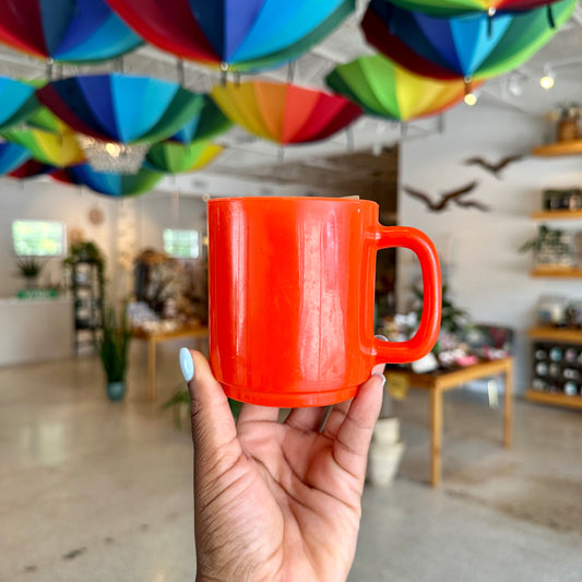 50’s Orange “Glasbake” Coffee Mug