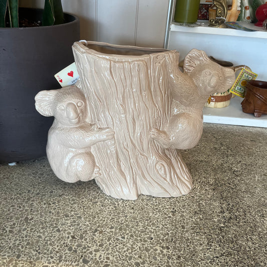 Ceramic Double Koala Planter