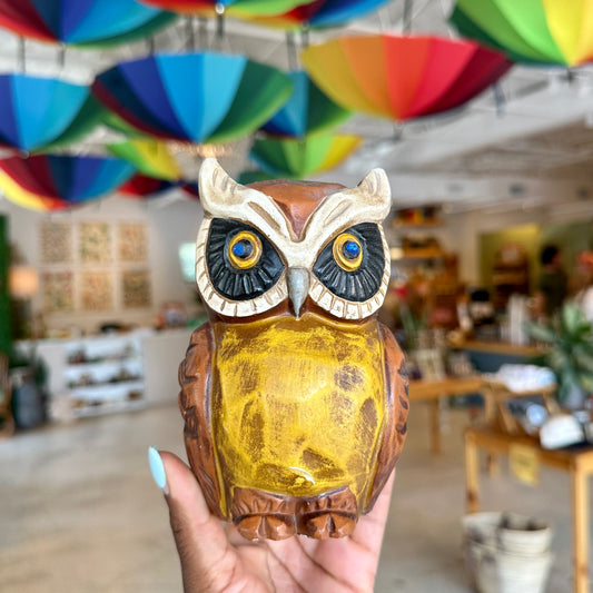 Ceramic “Napcoware” Owl Bank