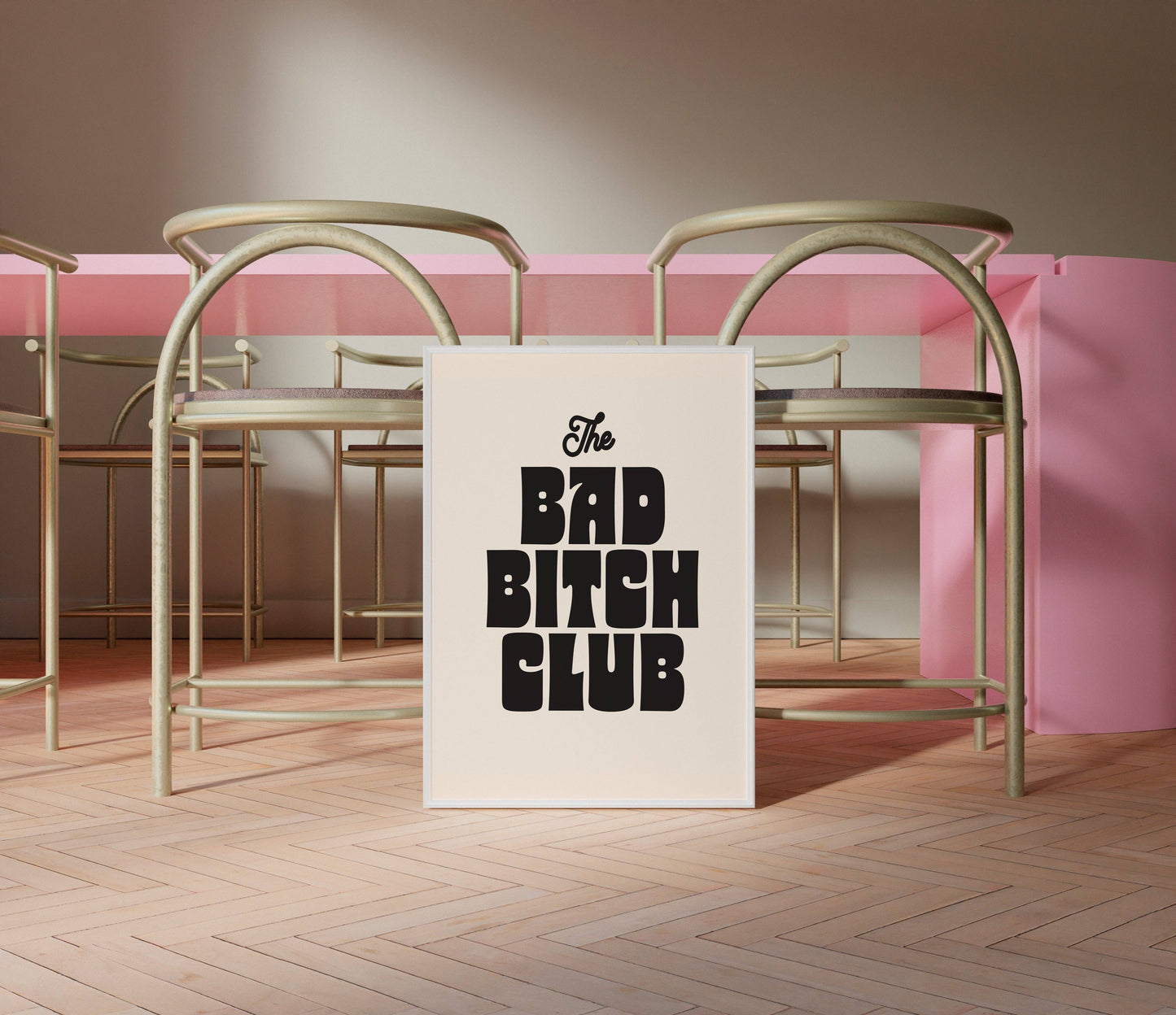 Bad Bitch Club Print | Wall Art