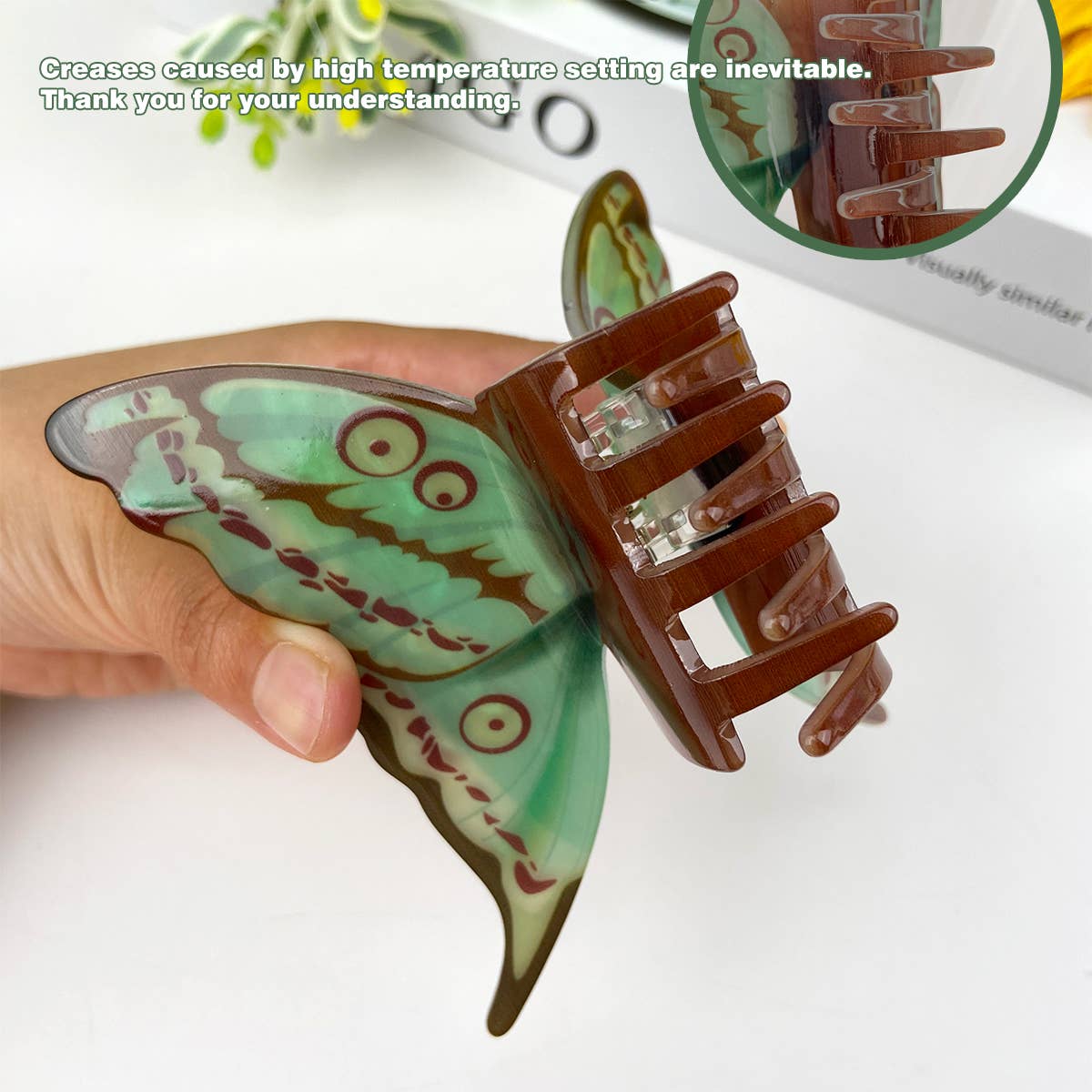 Colorful Butterfly Claw Clips