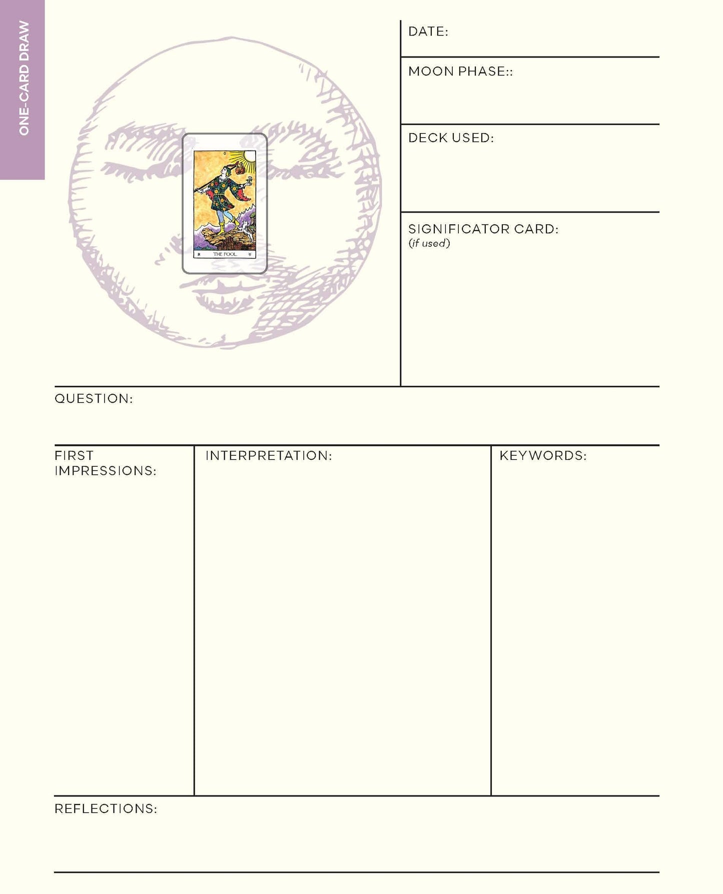 The Weiser Tarot Journal: Includes 1,920 Tarot Stickers