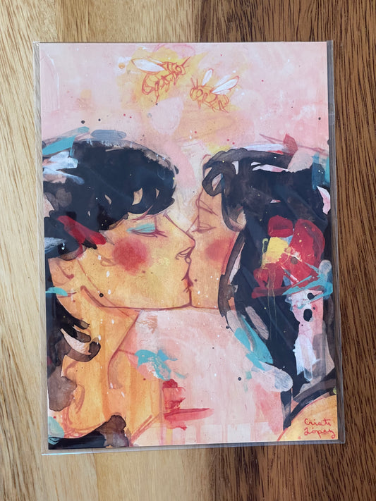 Cristi Lopez ‘The Kiss’ Postcard