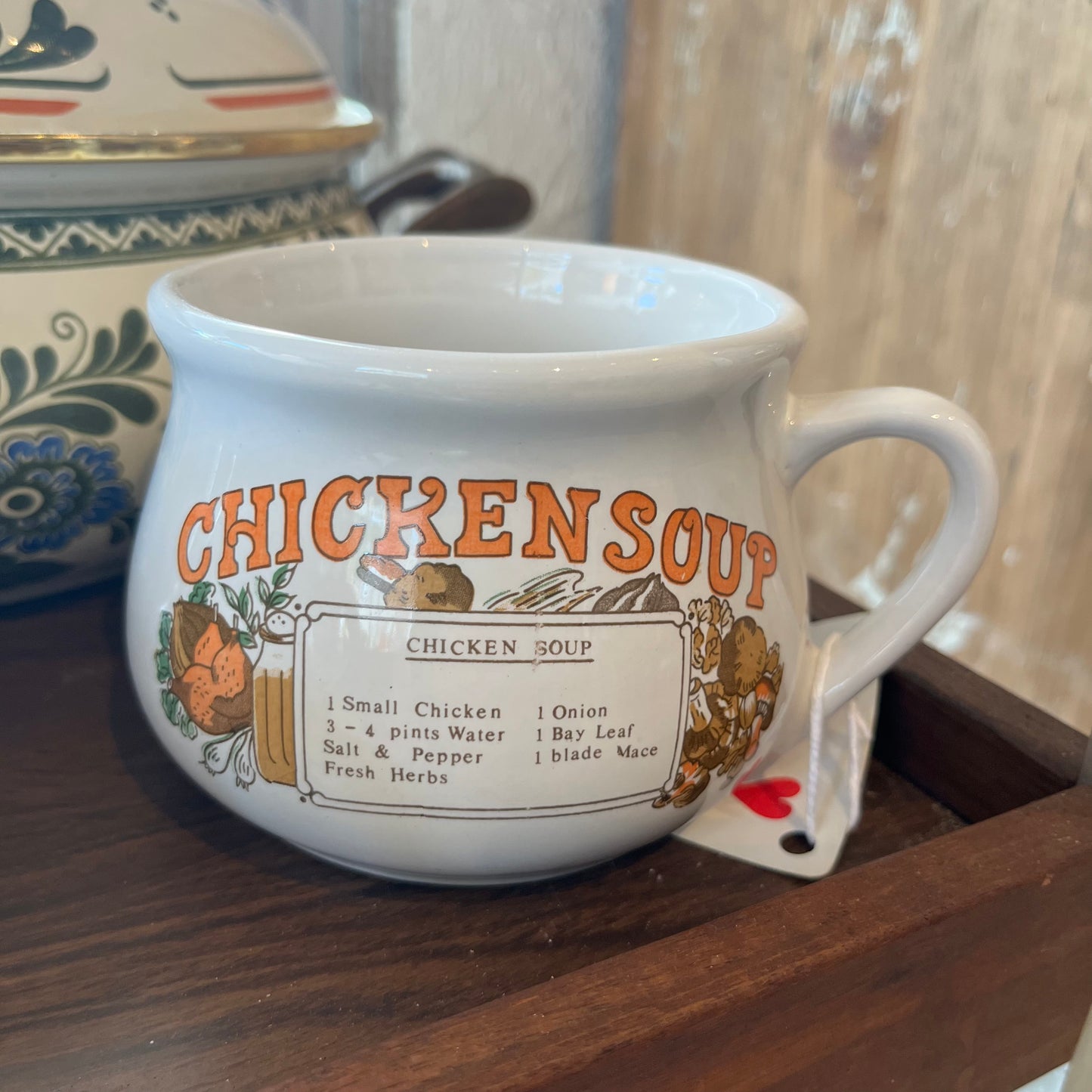 Ceramic Chicken Soup Cup
