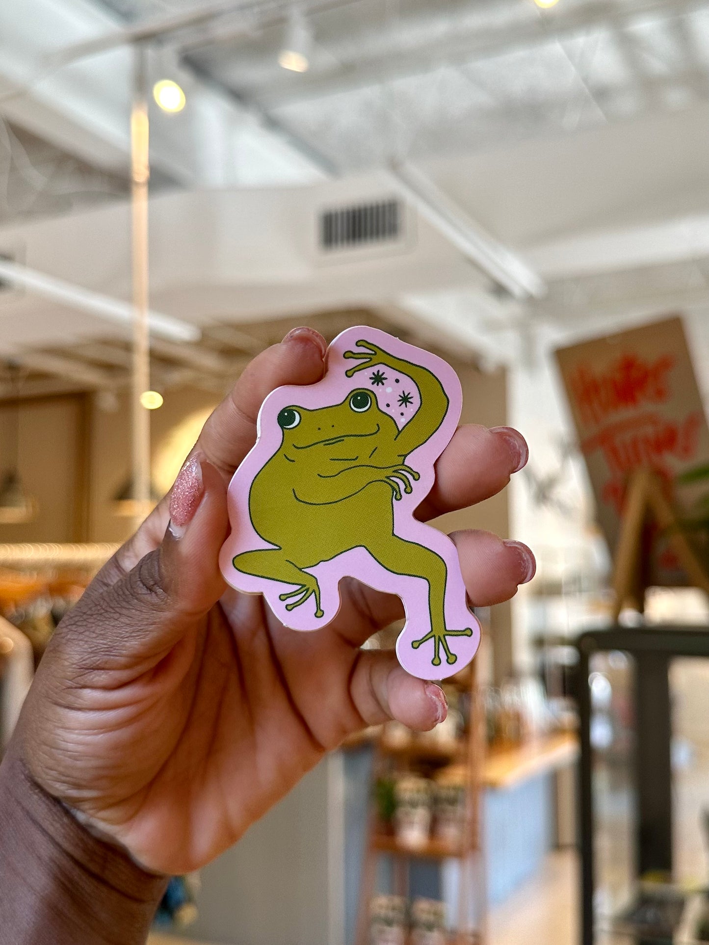 Dancing Frog Sticker