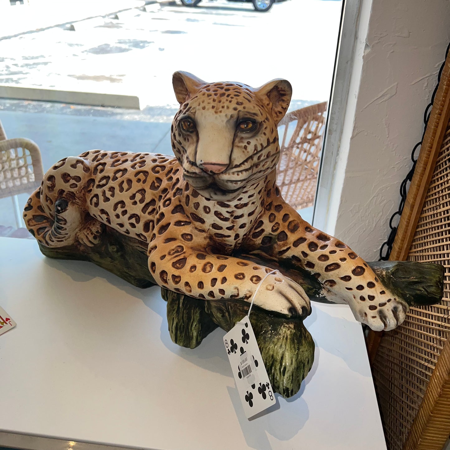 MCM Ceramic Lounging Leopard