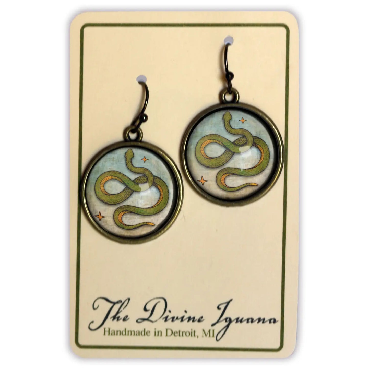 The Divine Iguana Earrings